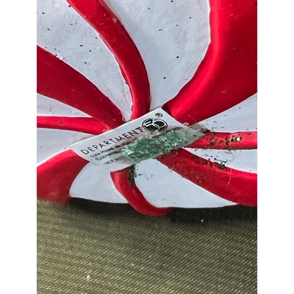 Dept 56 Peppermint Trees Set of 3 Original Snow Village #56721 EUC in Box - Picture 3 of 4